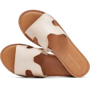 KOLILI Womens Flat Slide Sandals